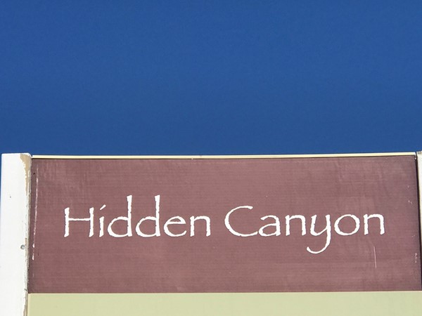 Welcome to Hidden Canyon