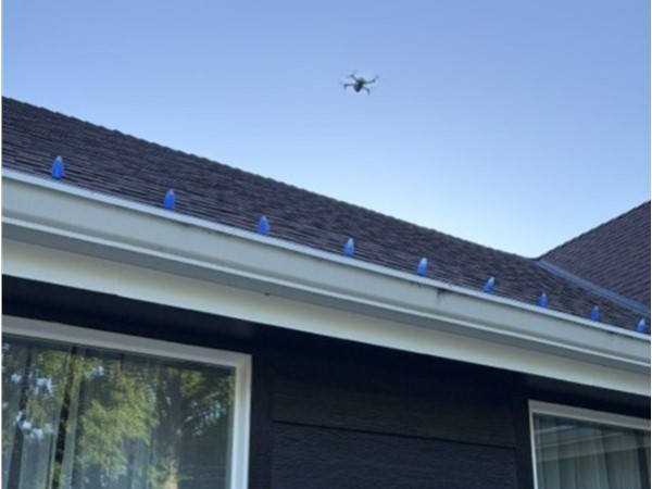Using drones to check roofs is the greatest technology!