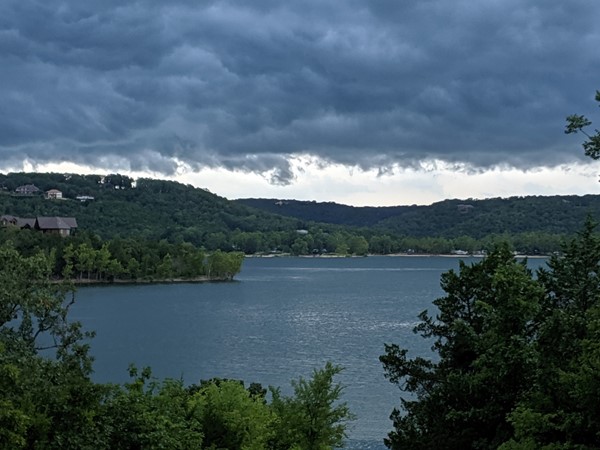 Storm clouds over Table Rock Lake