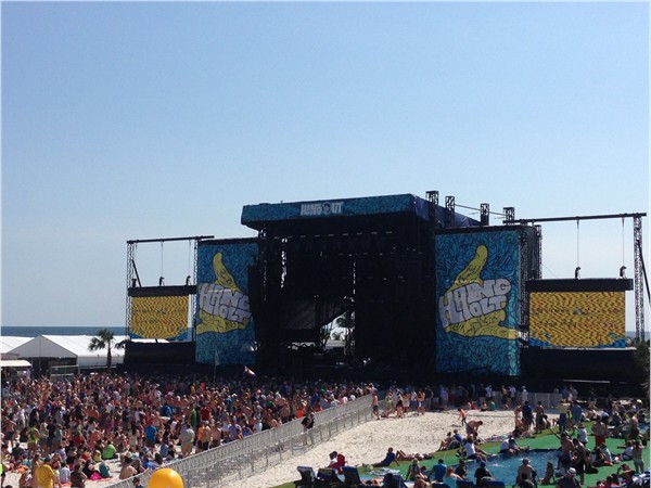 Hangout Music Fest - the weather could not have been better this year!