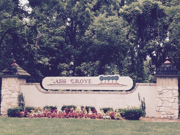 Ash Grove entrance