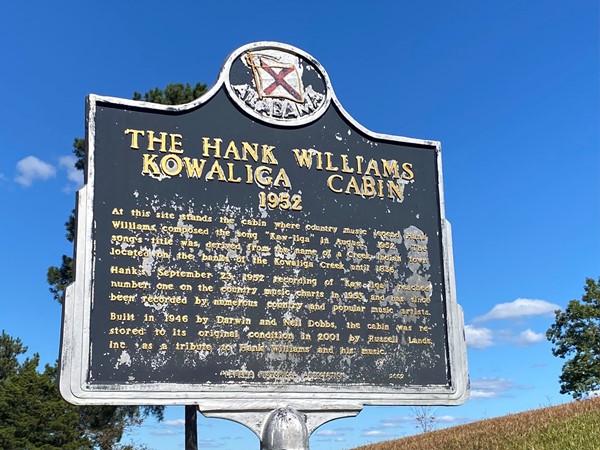 When visiting Lake Martin, consider visiting the Hank Williams Kowaliga Cabin  