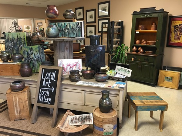 Conversation Pieces is a must see store! Everything in the store is made by Arkansas artists 