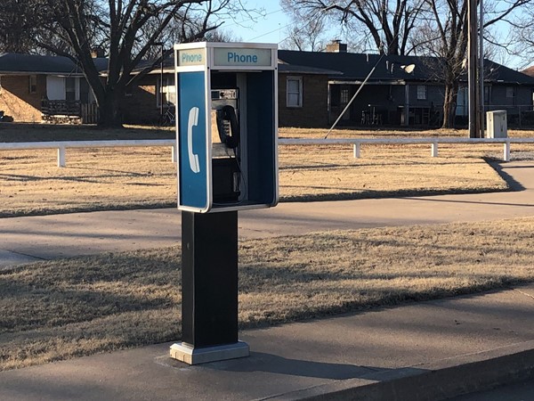 Last pay phone in Oklahoma 