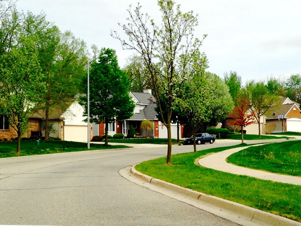Peaceful residential street