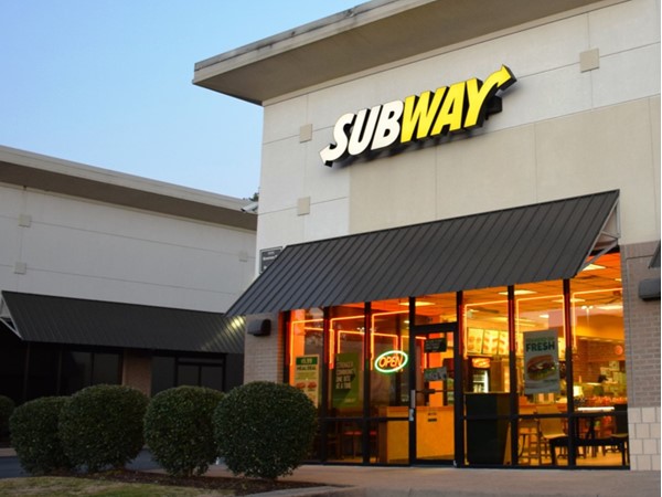 Subway holds a prominent place in the retail/office development at the NE corner of Bowman & Kanis