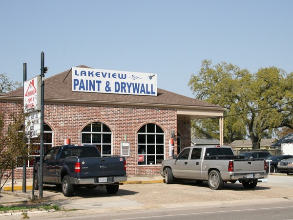 Local paint and drywall shop on West Harrison