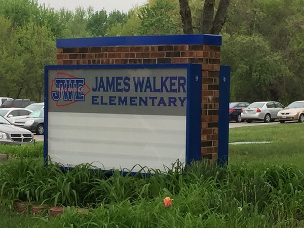 New sign for James Walker Elementary School