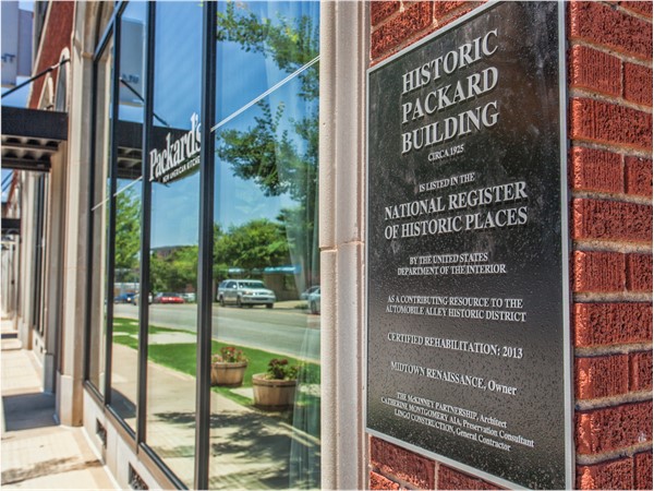 The Packard Building was erected in the 1920s and housed the Packard Automobile showroom 