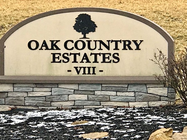 Welcome to Oak Country Estates Subdivision