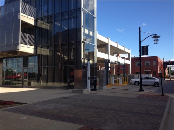 Dubuque's newest parking ramp and intermodal transportation center