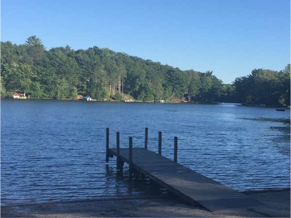 The Spider Lake boat launch allows for easy access to the lake's open water and sheltered coves