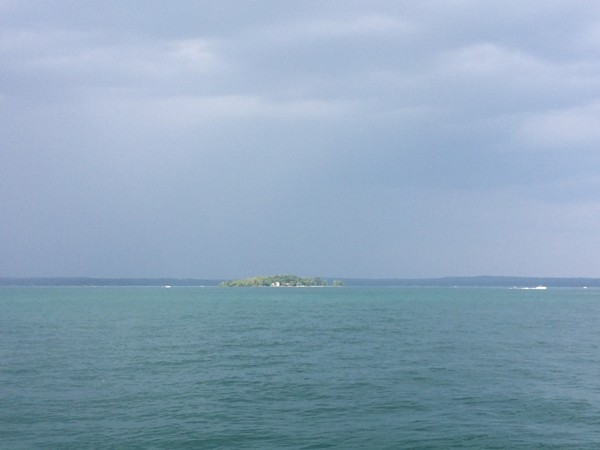  Treasure Island before the storm, Higgins Lake