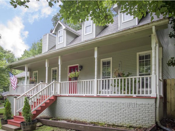 This home in Parkway Place Subdivision features an inviting front porch for afternoon sitting