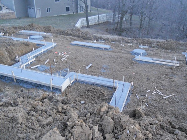 Footings poured on my home in Thunder Ridge