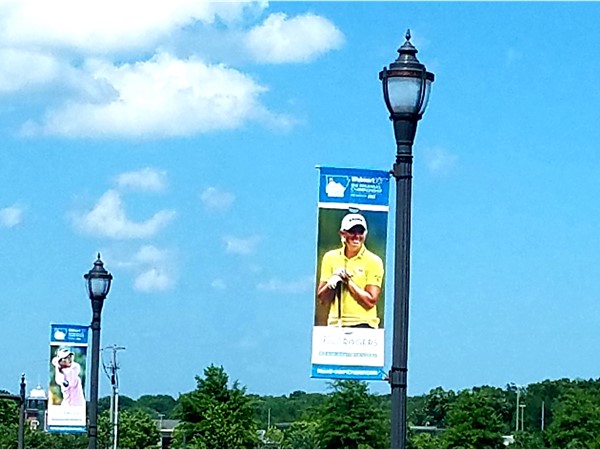 Walmart NW Arkansas LPGA Golf Championship flags