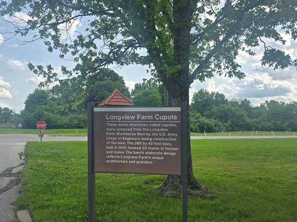 The barn at Long View Farm is crowned by a cupola, a small decorative rooftop structure 