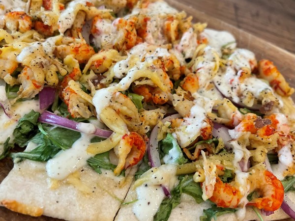 The Flatbread with Crawfish from The Lady May 