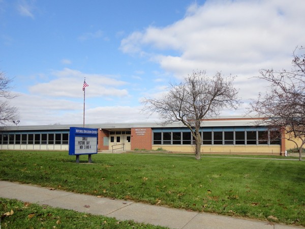 Mitchell Elementary School on the south side of Des Moines