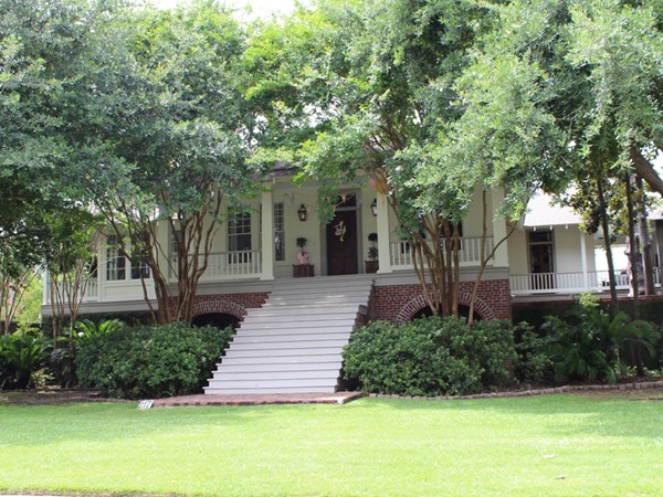 The Monroe Garden District is known for its beautiful homes and gorgeous landscaping