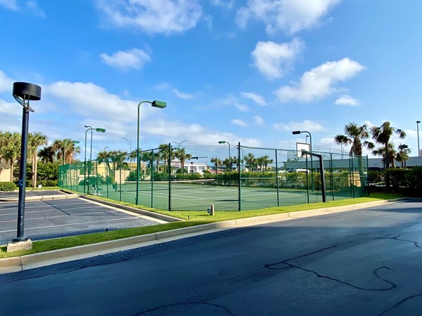 The Sands tennis, Pickleball, and basketball court