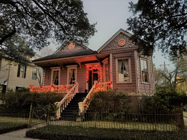 Beautiful gingerbread house in the Carrollton area of Uptown New Orleans 