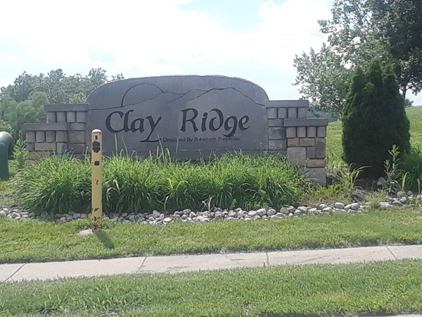 Love the green grass in Clay Ridge