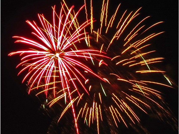 Fireworks display for Roeland Park and Fairway on July 3, 2015