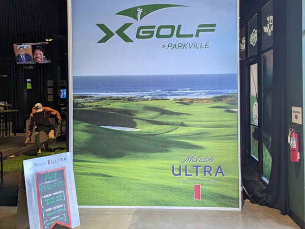X Golf has high tech golf simulators, located across the street from Stonegate