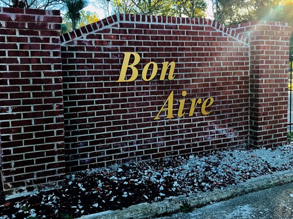 Welcome to the beautiful Bon Aire Estates