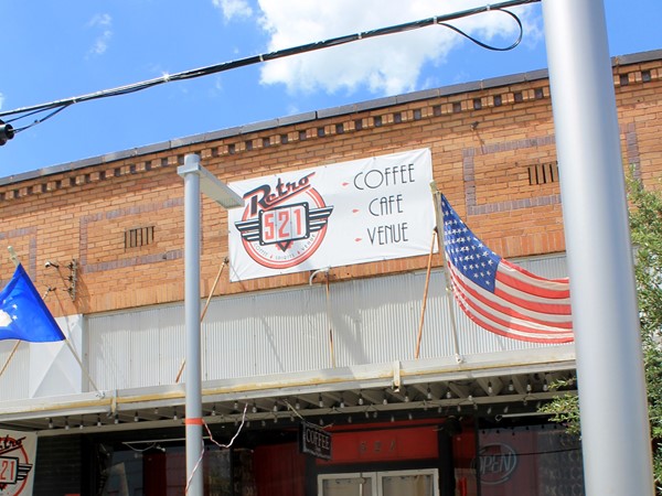 Retro 521 is a nice place for coffee in Bossier's East Bank District