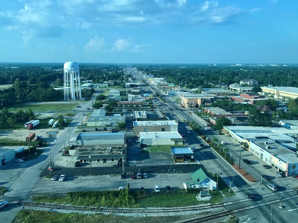 Downtown Gulfport looking north from Hancock Tower