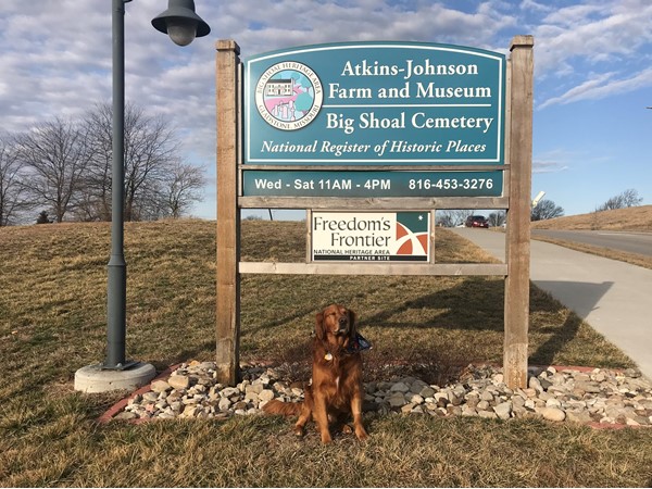 Diego visits Atkins- Johnson Farm and Museum 