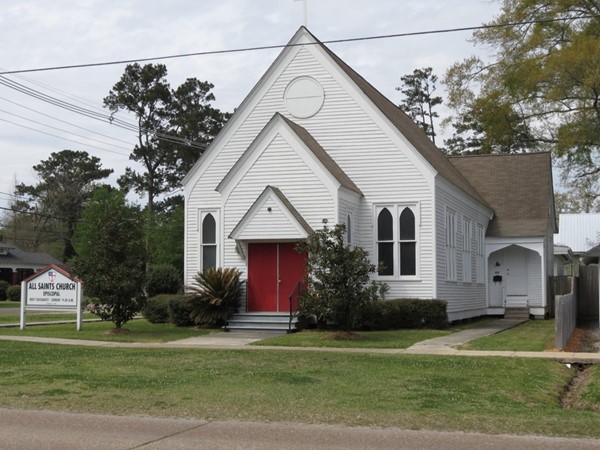 Spend your Sunday at this quaint All Saints Episcopal Church in downtown Ponchatoula