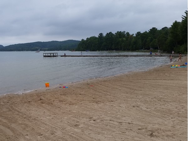 Shot of the public beach access at Deer Lake Villas