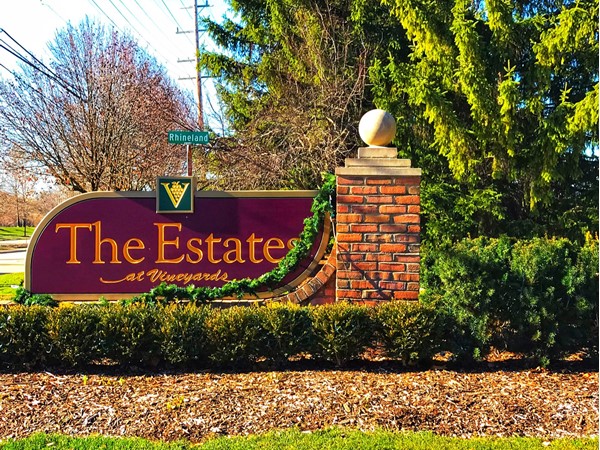 The Estates at Vineyards offers single family homes