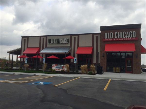 Old Chicago Pizza and Taproom coming soon. Located off of 291 and 40 Highway