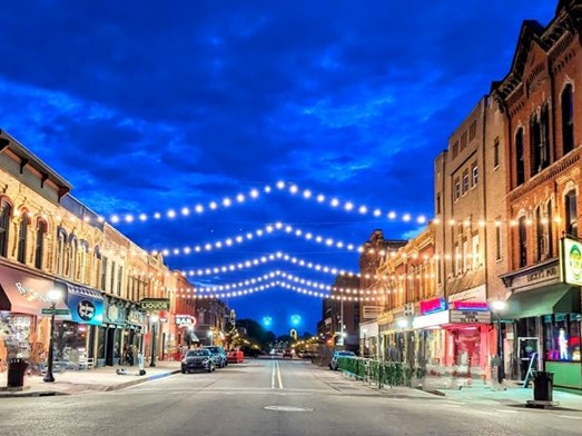 New lights on Midland St