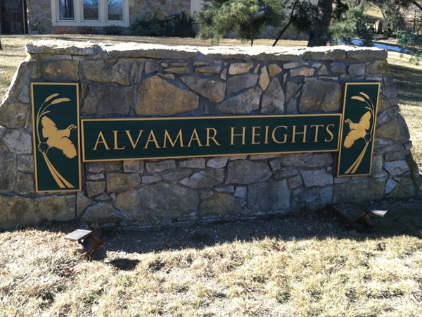 Alvamar Heights sign