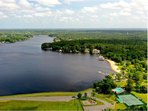 The lake at Canebrake along with tennis courts, community pool & more amenities not pictured