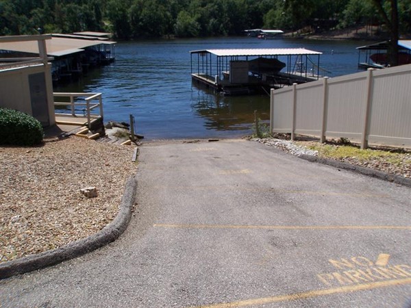 Community boat ramp for condo owners