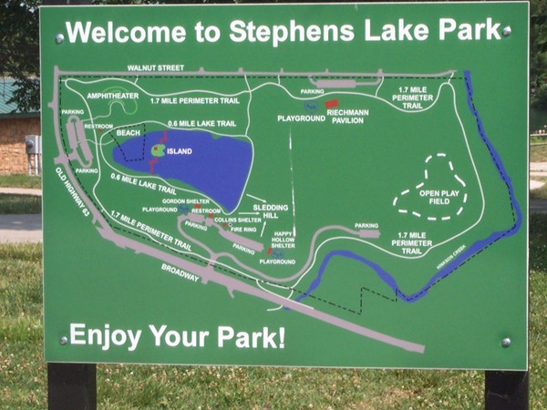 Stephens Lake Park is a great place for family fun in Columbia