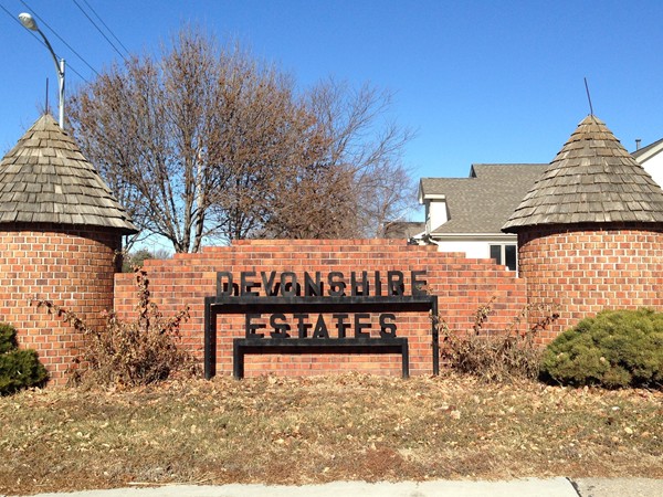 Entrance to Devonshire Estates