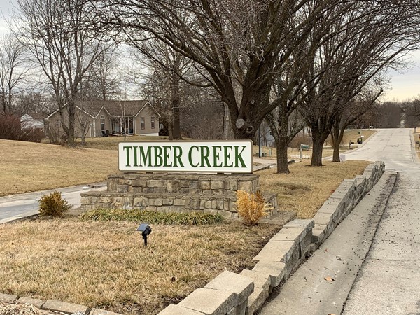 Welcome to Timber Creek subdivision 