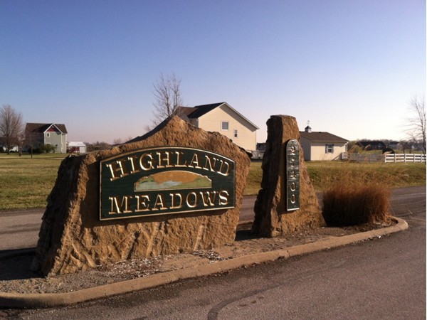 Highland Meadows subdivision, located east of town, off New Lancaster Road