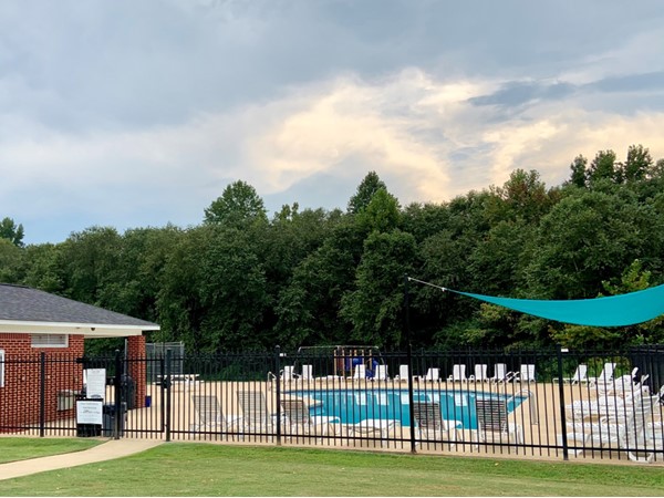 Clear Creek Colony community pool and clubhouse in Northport 