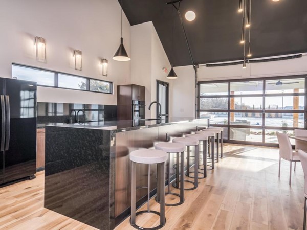 The clubhouse is such a lovely gathering space for residents
