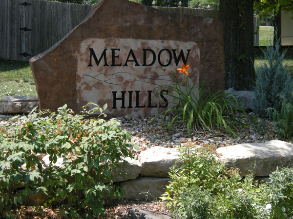 Entrance to Meadow Hills