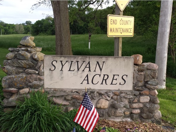 Sylvan Acres, a nice subdivision located just outside of Janesville, Iowa