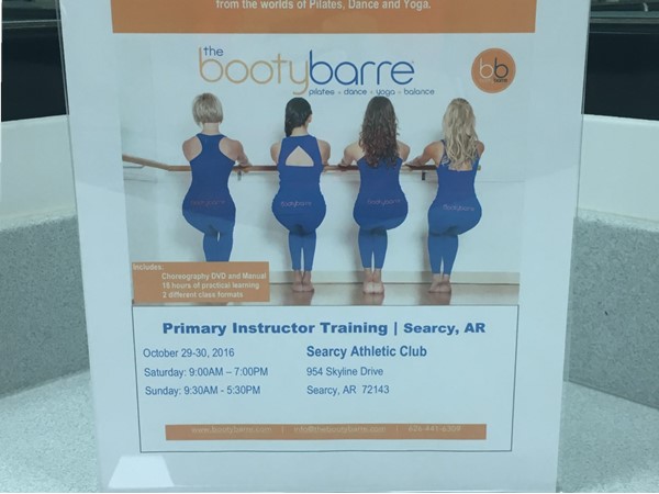 Searcy's Athletic Club is having a new teacher come teach Bootybarre